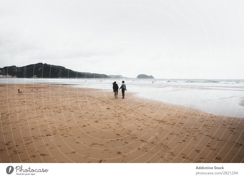 Men walking to ocean Man Walking Beach Ocean Together Friendship Couple Homosexual Water Sand Vacation & Travel Youth (Young adults) Alternative Nature