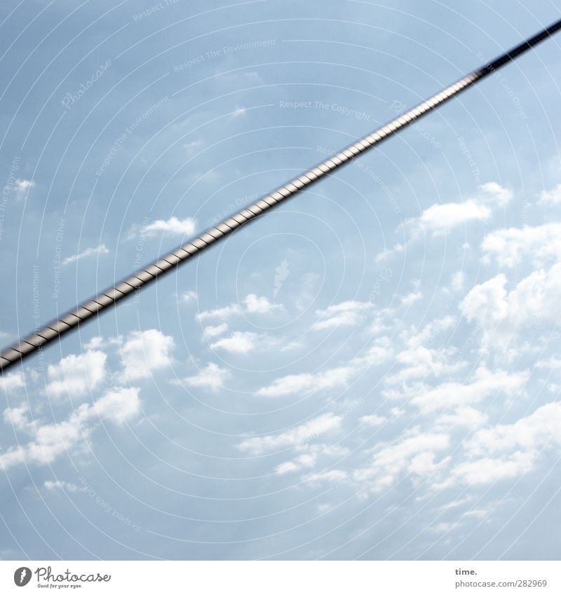 Hiddensee | Good Nerves Sky Clouds Beautiful weather Bridge Architecture Wire cable Esthetic Athletic Gigantic Glittering Tall Effort Resolve Accuracy