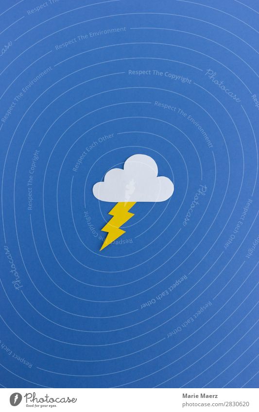 thunderstorms Work and employment Economy Environment Climate Climate change Weather Storm Lightning Illuminate Argument Esthetic Modern Blue Fear of death