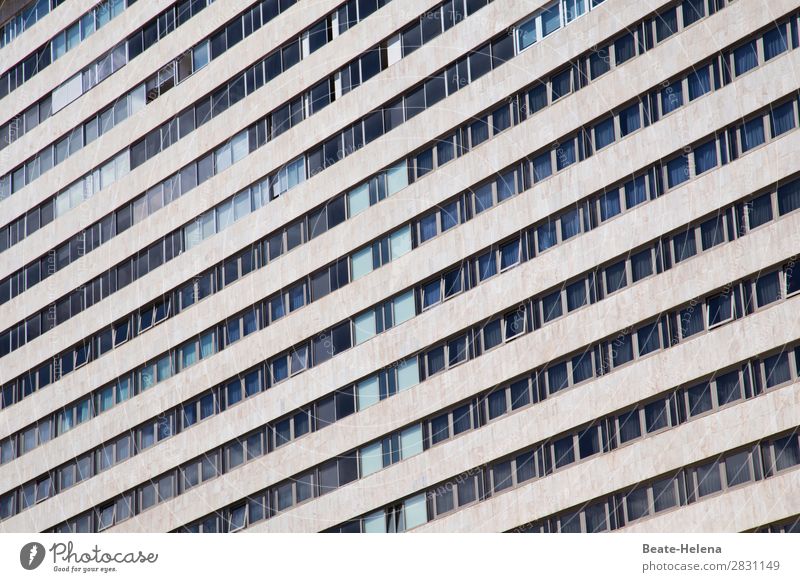 outstanding | the opened windows Lifestyle Industry Company Madrid Spain Europe Town Capital city Downtown High-rise Bank building Facade Window