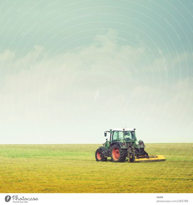 Trek across country Summer Work and employment Agriculture Forestry Machinery Technology Environment Nature Landscape Earth Sky Horizon Beautiful weather Grass