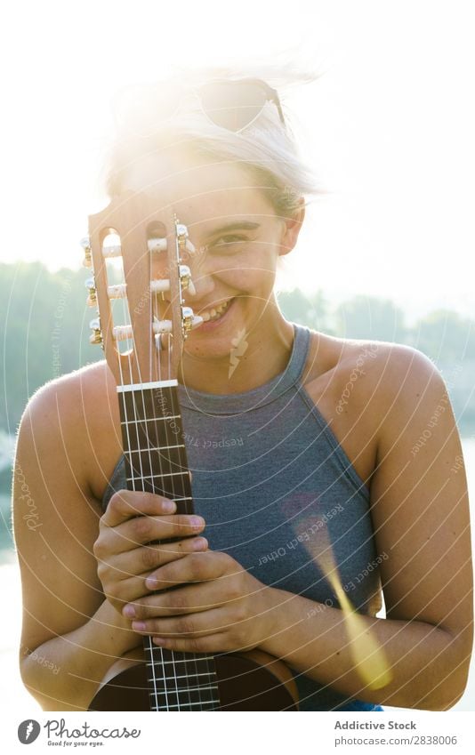 Handsome Musician Posing Guitar Stock Photo 159887870 | Shutterstock