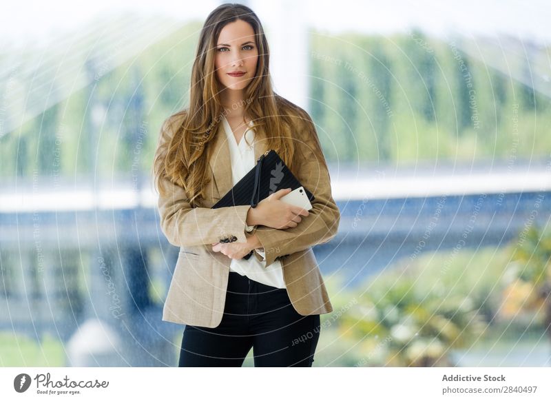 Beautiful young businesswoman looking at camera. Woman Modern Youth (Young adults) Businesswoman Clothing Attractive Collar Adults occupation 1 Caucasian
