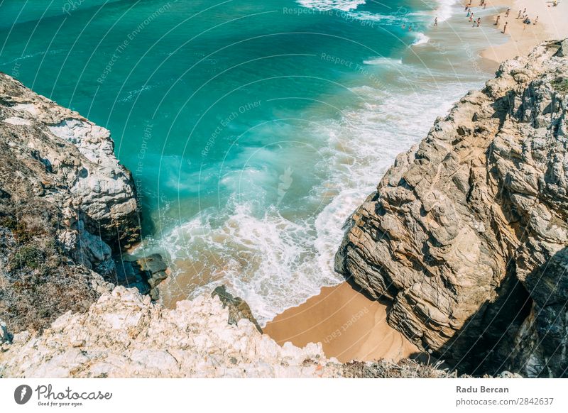 Ocean Waves Crushing On Beautiful Beach Shore Sand Black Landscape Rock Background picture Water Sky Nature Vacation & Travel New Tropical Zen Exterior shot