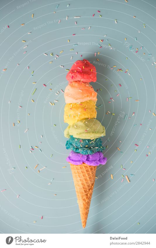 Ice cream for lgbt party Happy Freedom Summer Feasts & Celebrations Audience Human being Homosexual Hand Heart Flag Love Blue Pride Equal background bisexual