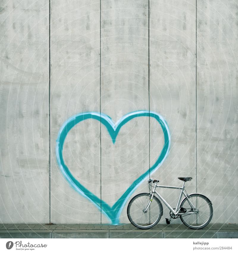 my bike Lifestyle Elegant Style Design Leisure and hobbies Sports Cycling Bicycle Heart Love Sympathy Friendship Together Infatuation Loyalty Beautiful