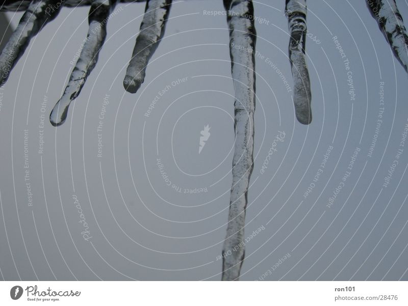 a taps is Icicle Frozen Ice Water Blue Sky Frost