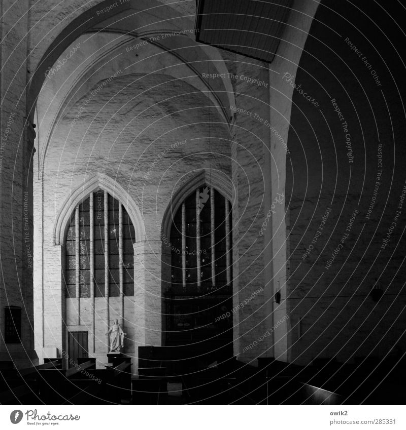 St. Petri, Wolgast Church Dome Manmade structures Building Architecture Wall (barrier) Wall (building) Tourist Attraction Landmark Monument Old Dark Large