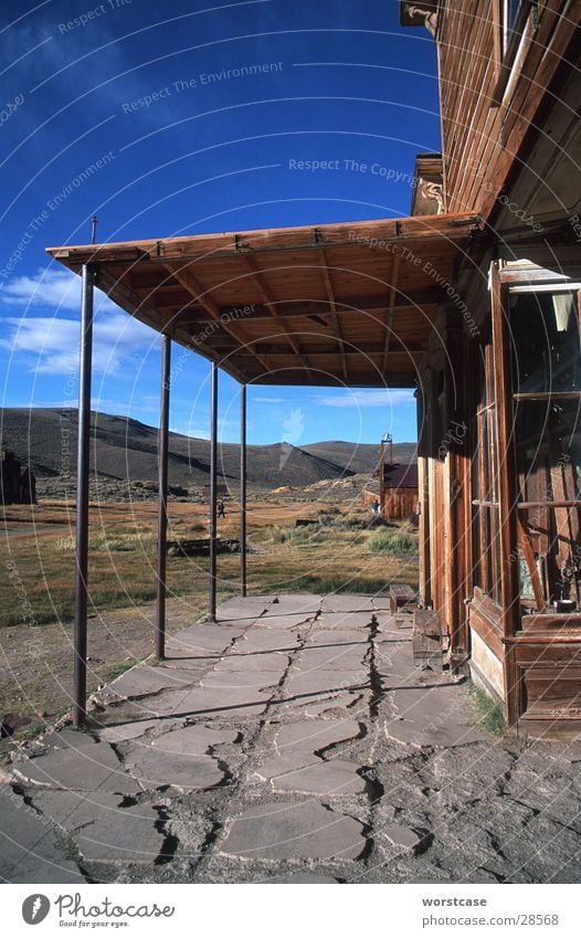 Entrance to the Saloon - Ghost Town California Bodie House (Residential Structure) Wooden house Ghost town Historic Sky