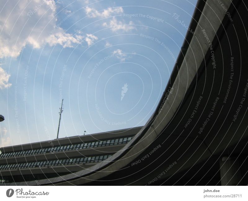 Berlin-Tegel Building Concrete Town Architecture Airport Sky Curve