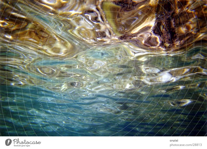 The Underwater Ocean Surface of water Croatia Murter Kornati Reflection Dive Snorkeling Diving equipment Water water level Adriatic Sea