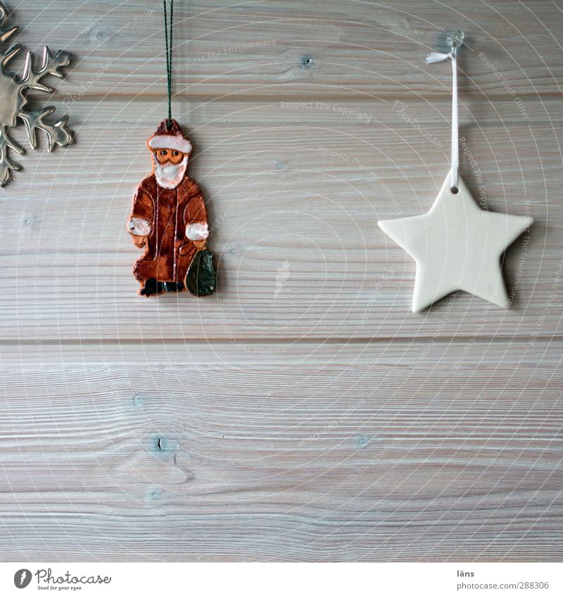 hut magic Living or residing Flat (apartment) Feasts & Celebrations Christmas & Advent Anticipation Star (Symbol) Santa Claus Snow crystal Wooden wall