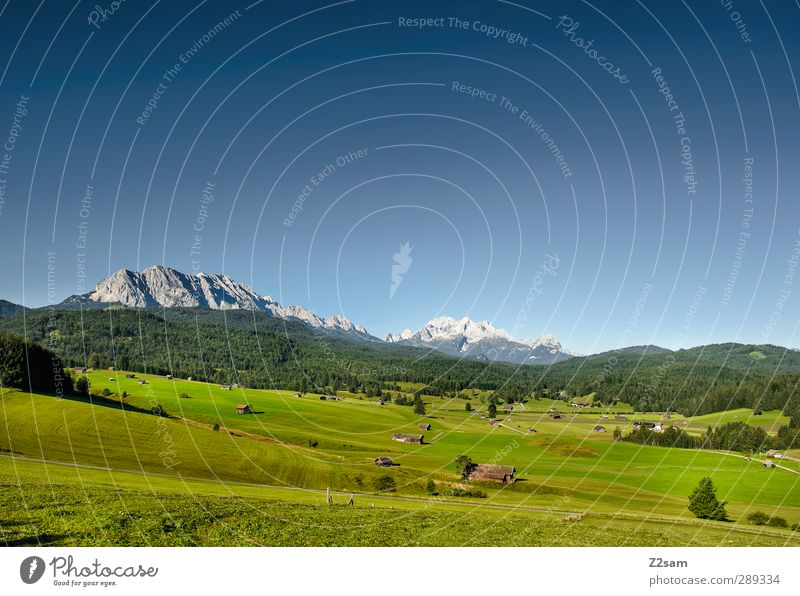 Walgau Vacation & Travel Summer Mountain Hiking Environment Nature Landscape Cloudless sky Beautiful weather Meadow Alps Sustainability Natural Relaxation