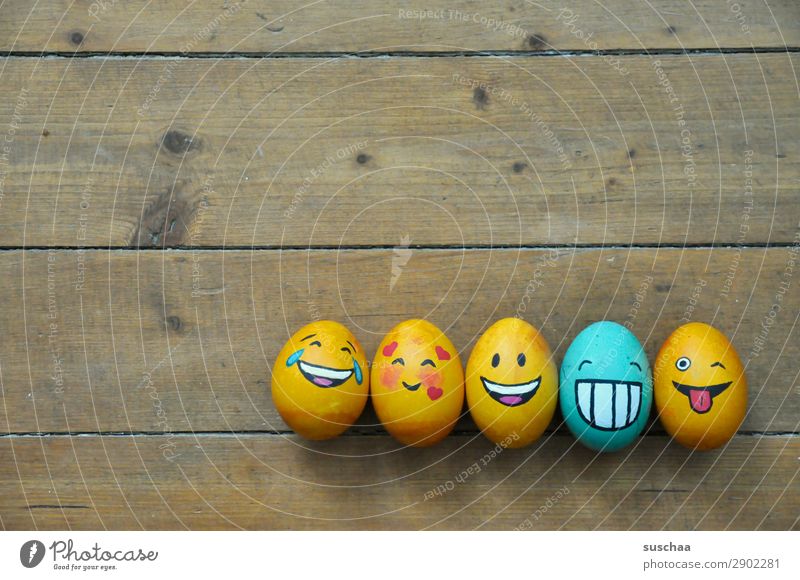 egg family II Egg Easter egg Painted Art Tradition Feasts & Celebrations Smiley Laughter Joke Humor Funny Joy Face Clique Absurdity Wood Flower Spring