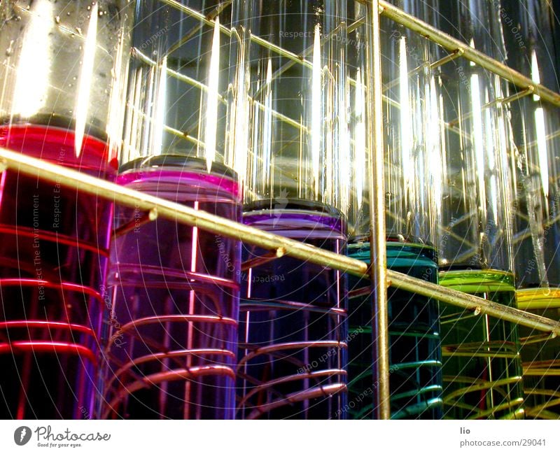 rainbow Test tube Experimental Science & Research Laboratory Prismatic colors Multicoloured ph-values Chemistry Attempt Glass