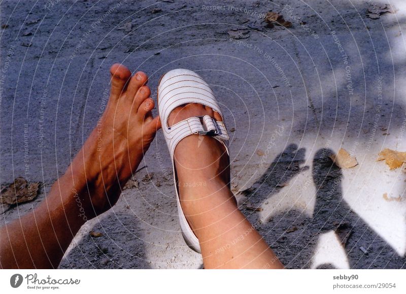 feet + shade Footwear Toes Barefoot Human being Feet Shadow Legs