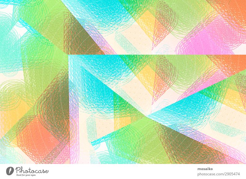 Colourful - pattern mix, abstract design Lifestyle Elegant Style Design Joy Harmonious Well-being Contentment Senses Art Work of art Caution Patient Calm