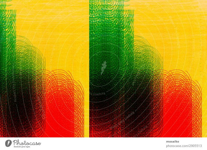 colour play Art Graffiti Line Movement Relationship Accuracy Inspiration Communicate Creativity Network Symmetry Frequency Spiral Circle Green Red Yellow Music