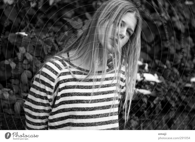 rock'n'roll Young woman Youth (Young adults) 1 Human being 18 - 30 years Adults Blonde Long-haired Hip & trendy Uniqueness Black & white photo Exterior shot Day