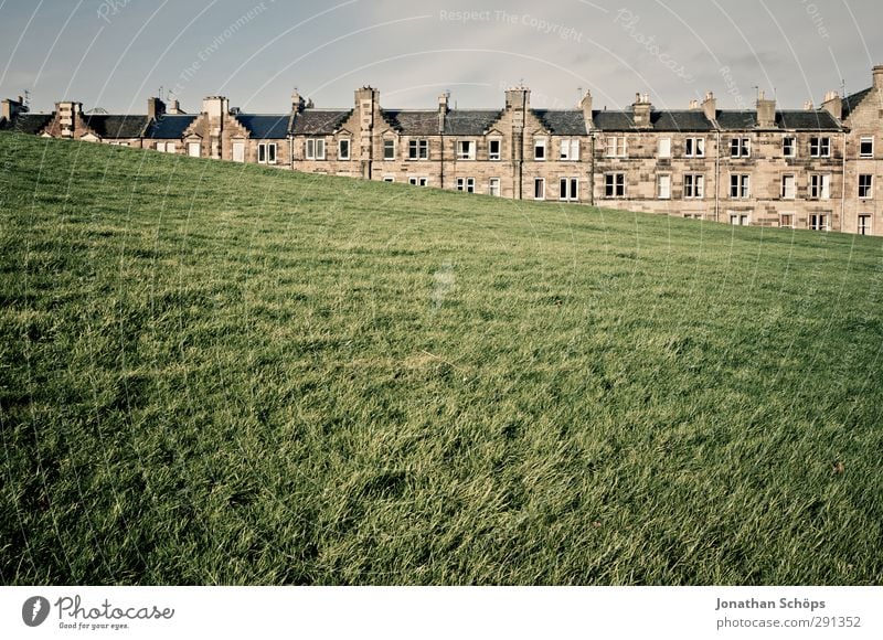 *** 500 *** Meadow Edinburgh Scotland Great Britain Small Town Capital city Outskirts Old town Skyline Populated House (Residential Structure) Detached house