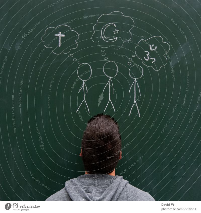 religion Lifestyle Elegant Style Parenting Education Adult Education Blackboard Human being Masculine Head 1 Art Artist Observe Think Stick figure Belief