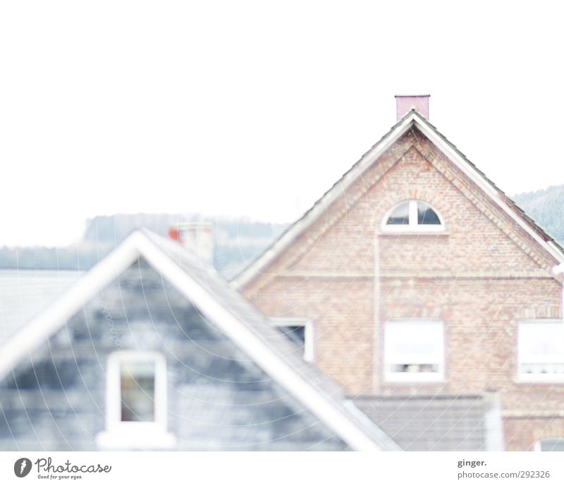 Old houses | In winter light overath Small Town House (Residential Structure) Manmade structures Building Architecture Wall (barrier) Wall (building) Facade