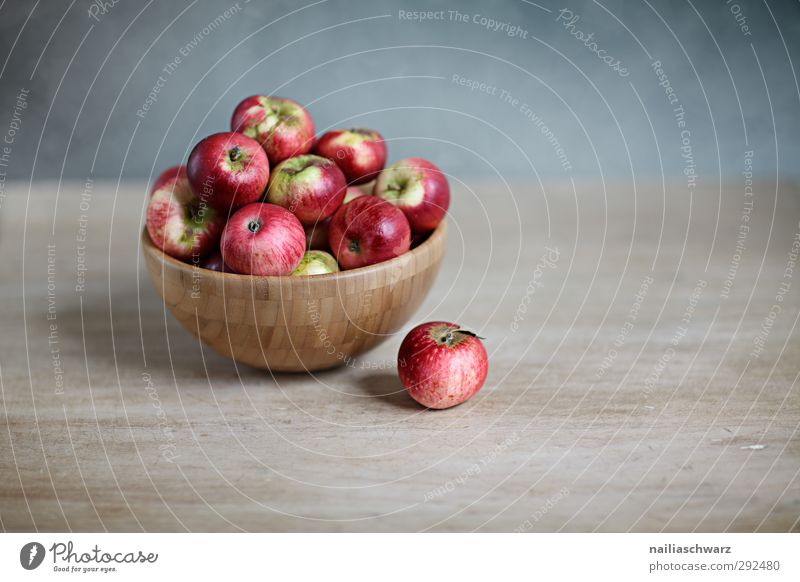 Still life with apples Food Fruit Apple Nutrition Organic produce Vegetarian diet Diet Bowl Wooden bowl Healthy Fragrance Fresh Beautiful Delicious Natural Sour