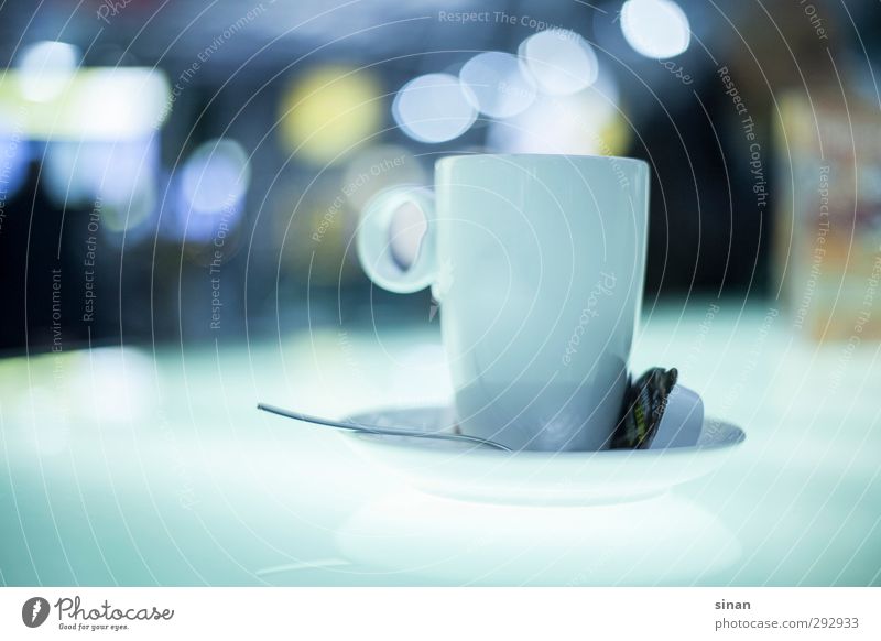Bokeh cup of coffee Coffee Cup Elegant Table Glass Drinking Esthetic Bright Delicious Town Emotions To enjoy Luxury Milk Spoon Light table Blur Crockery