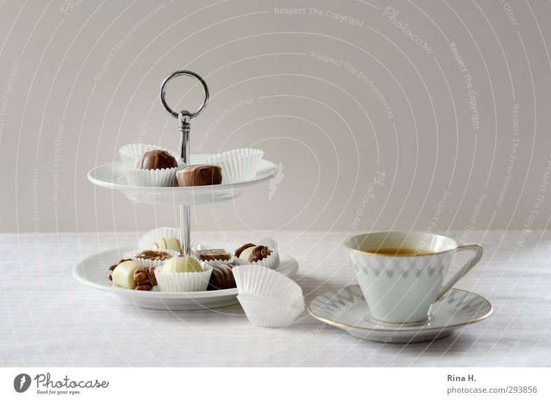 coffee break Candy Nutrition Hot drink Coffee Espresso Crockery Cup Bright Delicious Sweet To enjoy Break Tablecloth Confectionary Chocolate Marzipan Calorie