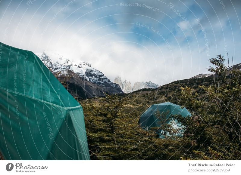 Camping - Torres del Paine National Park - Eco-Camp Environment Nature Landscape Gray Green Turquoise Tent Torrs del Paine Mountain eco-camp Sleep Accommodation