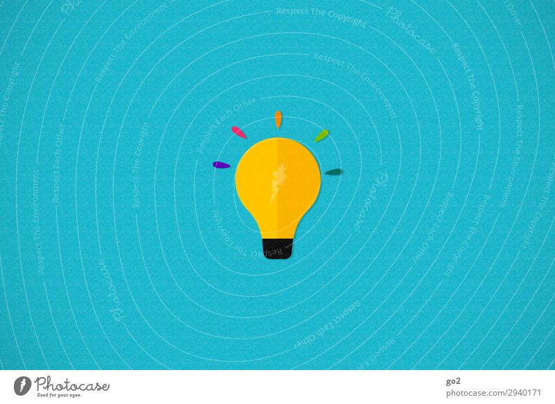 blackboard drawing  light bulb - a Royalty Free Stock Photo from Photocase