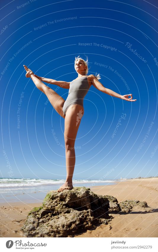 Woman Practicing Yoga Image & Photo (Free Trial)