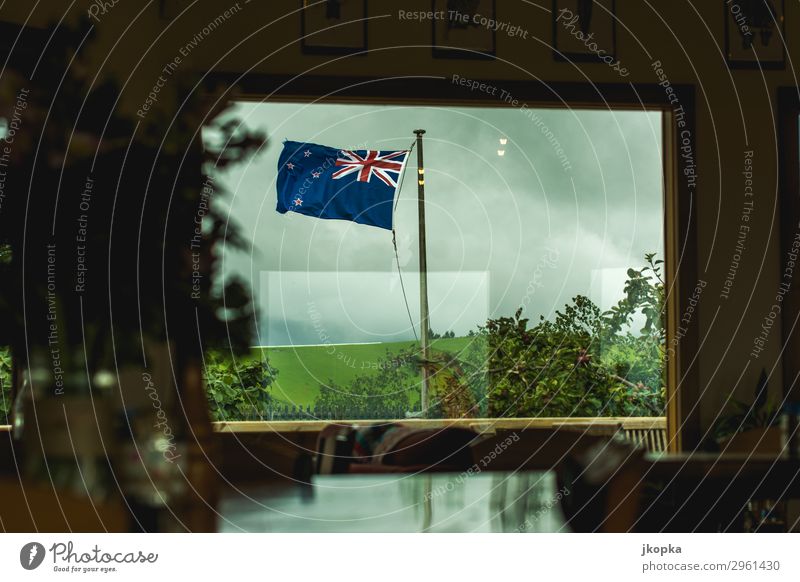 Flag of New Zealand Society Identity Politics and state Vacation & Travel Safety Moody Tourism Tradition Trust Colour photo Exterior shot Interior shot Deserted