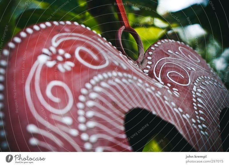 Beautiful Red Love Wood A Royalty Free Stock Photo From Photocase