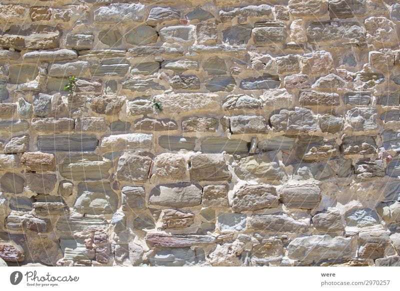 Historic stone wall on the Alcazar in Tarifa Wall (barrier) Wall (building) Old Firm Alcàzar Andalusia Background picture copy space historic historical nobody