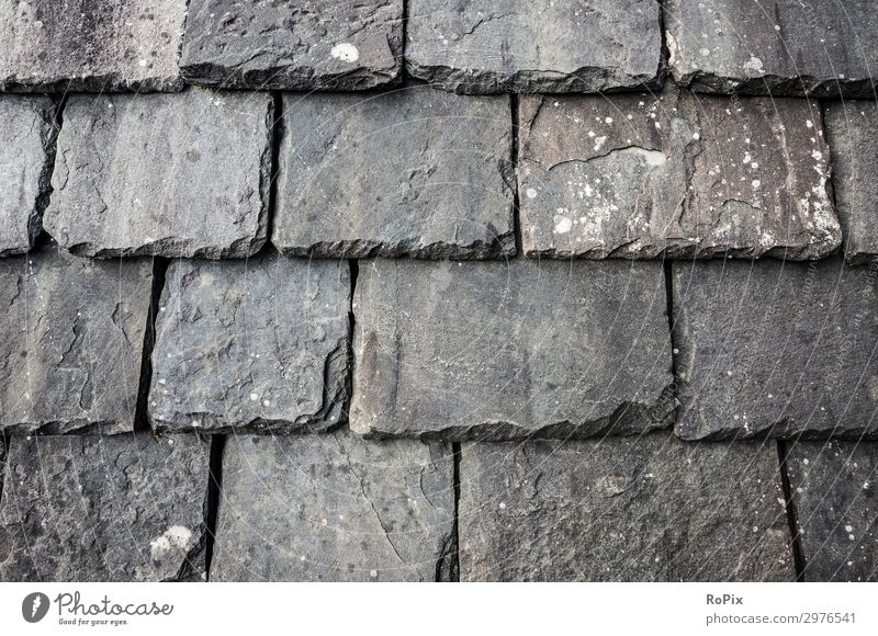 Detail of a slate thatched roof. Lifestyle Design Leisure and hobbies Vacation & Travel Tourism Trip Sightseeing Living or residing