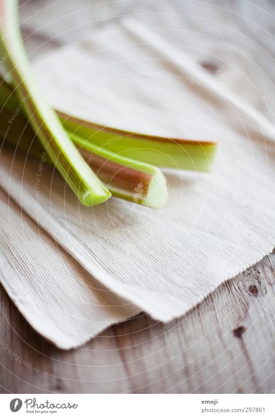 rhubarb Vegetable Rhubarb Nutrition Organic produce Vegetarian diet Rag Delicious Natural Green Colour photo Interior shot Close-up Deserted Day