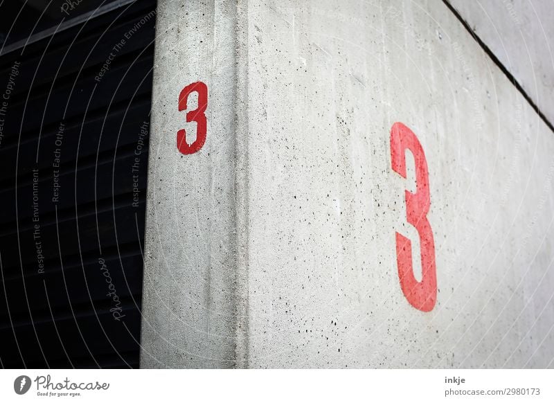 Hall 3 Deserted Manmade structures Building Wall (barrier) Wall (building) Concrete wall House number Digits and numbers Dark Sharp-edged Simple Gray Red Line