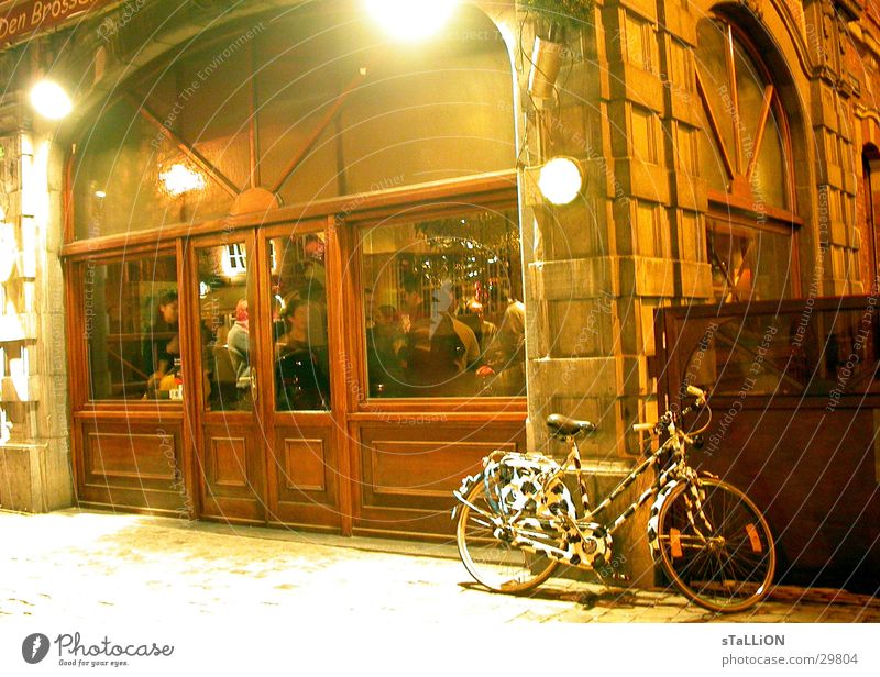 The wheel Bicycle Zebra Gastronomy Café Cozy Night Club Party Roadhouse Looven near Brussels university city Party goer