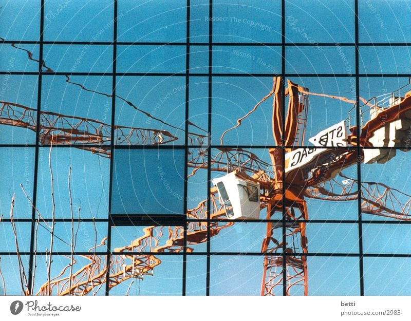 reflection High-rise Crane Architecture Glass