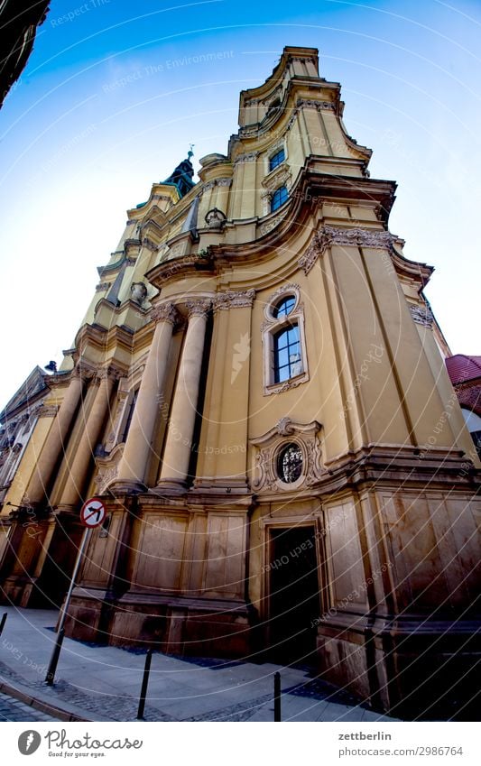 Baroque church (Legnica) Old Old town Ancient House (Residential Structure) Religion and faith Church legnica liegnitz Picturesque Poland Silesia Town Palace
