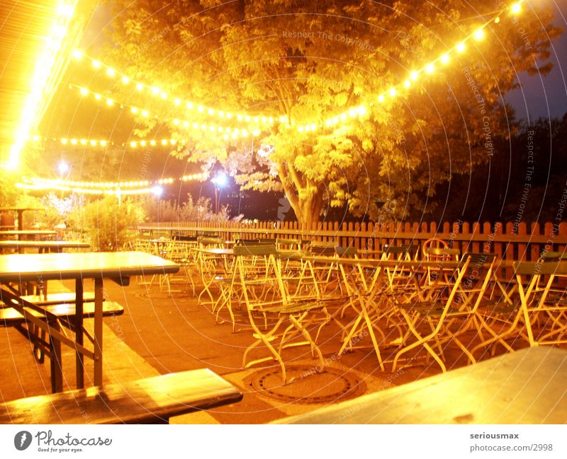 Beer Garden Swimming Pool Swimming pool Beer garden Table Chair Night Outdoor festival Light Electric bulb Club