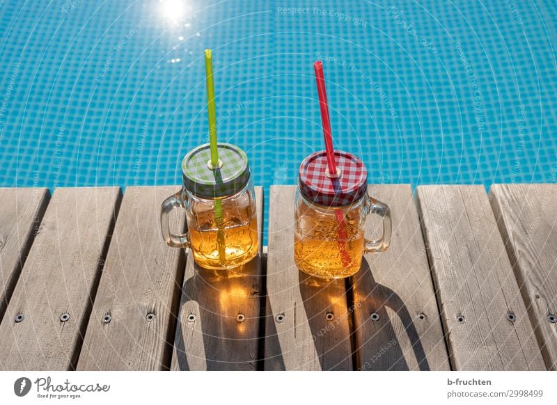 Summer Drinks Beverage Cold drink Lemonade Juice Alcoholic drinks Longdrink Cocktail Glass Relaxation Swimming pool Vacation & Travel Beach bar To enjoy