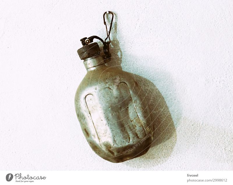 old metal water bottle hanging on the wall Vacation & Travel Tourism Trip House (Residential Structure) Bedroom Nature Landscape Village Roof Stone Cool (slang)