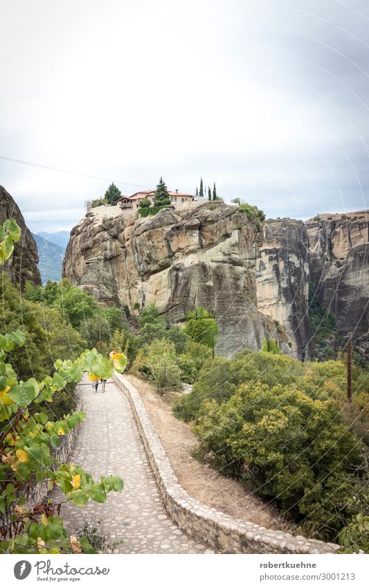 Agia Triada Monastery in Meteora, Greece Calm Meditation Vacation & Travel Mountain Hiking Summer Deserted Tourist Attraction Landmark Secrecy Compassion Belief