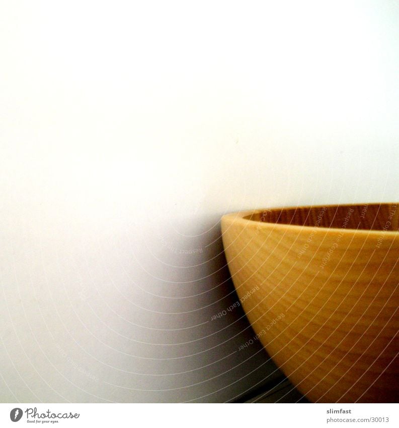 wooden bowl Wooden bowl Calm Kitchen Minimalistic Living or residing Detail Shadow ikea