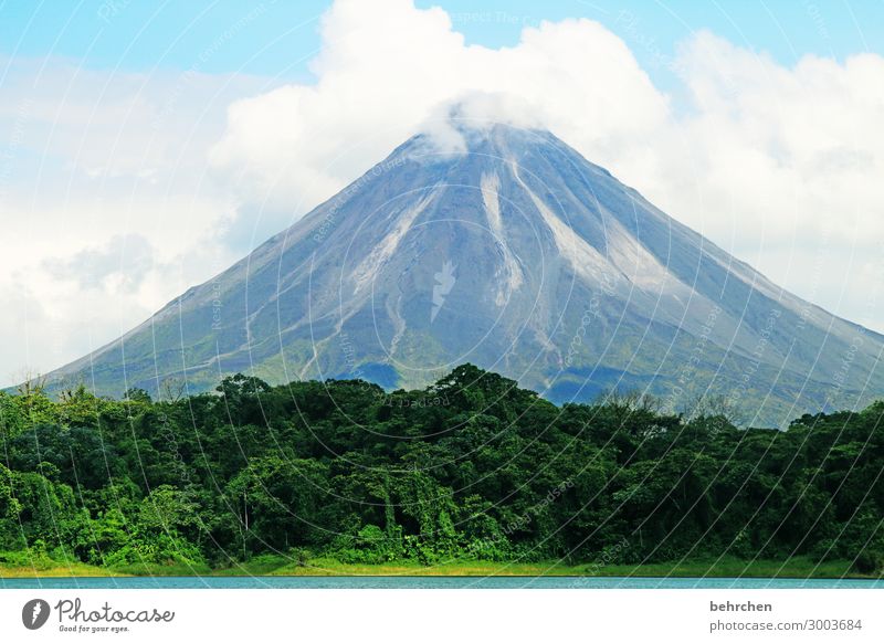 arenal | breathtaking volcano Sunlight Contrast Light Day Deserted Exterior shot Colour photo Lava field Eruption already Fantastic Exotic Exceptional