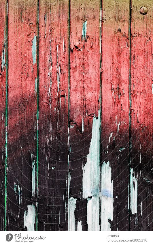wooden wall Wall (barrier) Wall (building) Wood Old Broken Red Black White Decline Change Background picture Colour photo Exterior shot Close-up