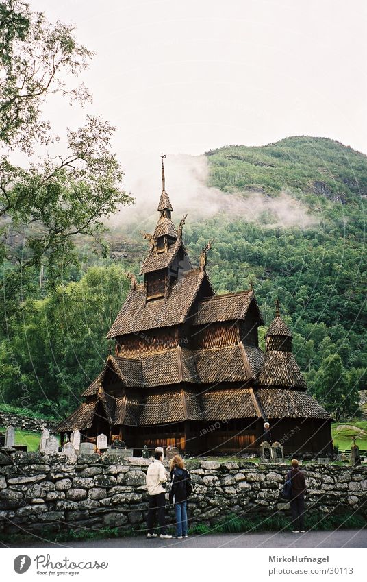 stave church Norway Vikings Scandinavia Leisure and hobbies Stave church wooden church Religion and faith