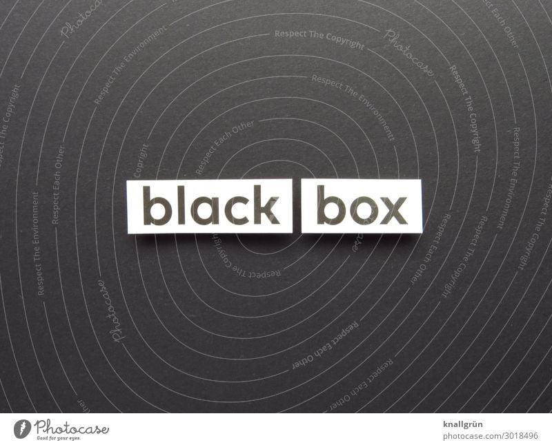 black box Characters Signs and labeling Communicate Black White Emotions Curiosity Interest Surprise Expectation Far-off places Anonymous Psychological disorder